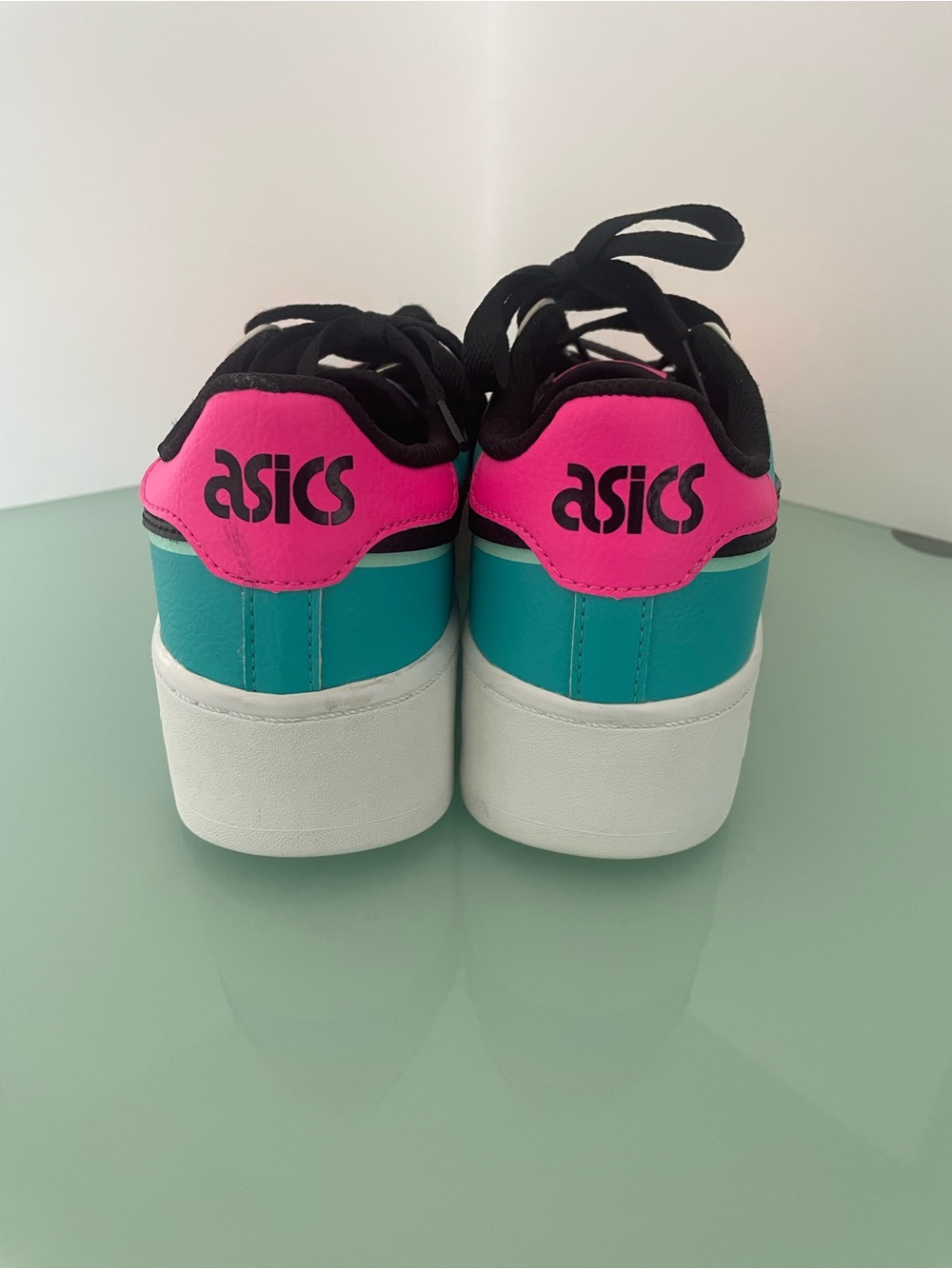 Asics Japan S PF Womens Platform Athletic Sneakers in Huddle Yellow Size 7 Shoes - Picture 7 of 16